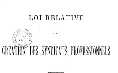 Loi relative à la création des syndicats professionnels