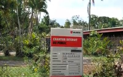 Le SAPPSCR et l’installation de de la station infrason du Comisariat à l’énergie atomique en forêt de Goyave