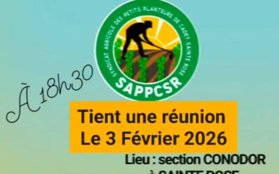 Réunion du SAPPCSR du 3 février 2026